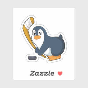 Pinguïn IJshockey IJshockeystick Sticker