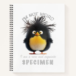 Pinguïn Ik ben niet raar Ik ben Zeldzaam Exquisite Notitieboek