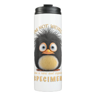 Pinguïn Ik ben niet raar Ik ben Zeldzaam Exquisite Thermosbeker