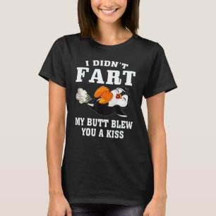 Pinguïn Ik heb niet gepoept Mijn kont blies jou e T-shirt