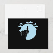 Pinguin im Mondschein Briefkaart (Voorkant / Achterkant)