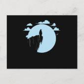 Pinguin im Mondschein Briefkaart (Voorkant)