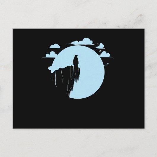 Pinguin im Mondschein Briefkaart (Voorkant)