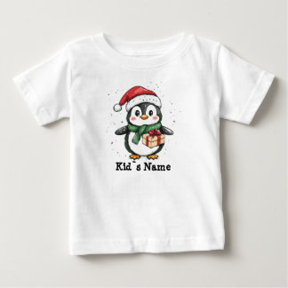 Pinguïn in de kerstmuts