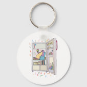 pinguïn in de koelkast sleutelhanger (Voorkant)