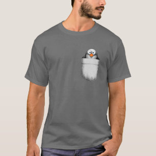 Pinguïn in de zak t-shirt