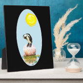 Pinguïn in de zon fotoplaat (Zijkant)