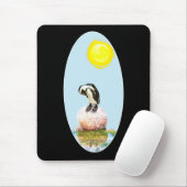 Pinguïn in de zon muismat (Met muis)