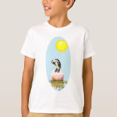 Pinguïn in de zon t-shirt (Voorkant)