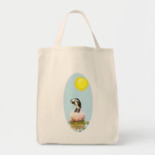 Pinguïn in de zon tote bag