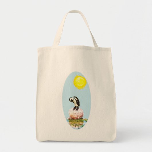 Pinguïn in de zon tote bag (Voorkant)