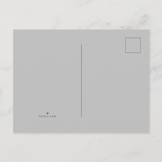 Pinguïn in een kerstpet met een cadeau-pilaar aankondigingskaart (Achterkant)