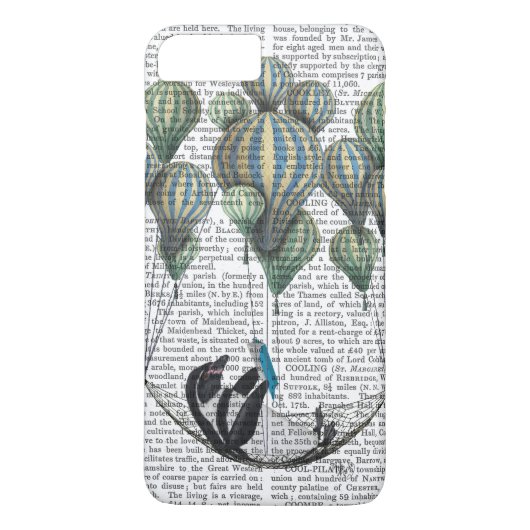 Pinguïn in Hangmat Ballon Case-Mate iPhone Case (Achterkant)