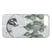 Pinguïn in Hangmat Ballon Case-Mate iPhone Case (Achterkant (Horizontaal))