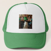 Pinguïn in het pub pet (Voorkant)