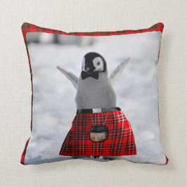 Pinguïn in Kilt Kussen