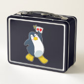 Pinguïn in Poker met pokerkaarten (Achterkant)