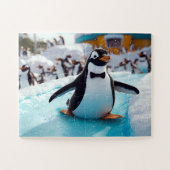 Pinguïn in Smoking - Puzzle Glacial Legpuzzel (Horizontaal)