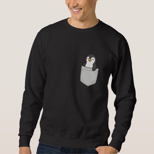 Pinguïn in zak trui (Voorkant)