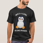 Pinguïn is gewoon een die van pinguïns houdt t-shirt (Voorkant)