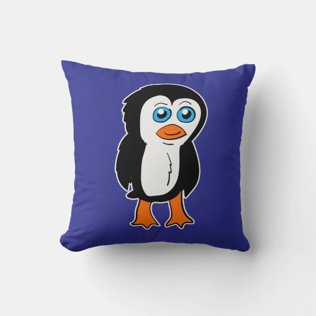 Pinguïn Karakter Kussen (Voorkant)