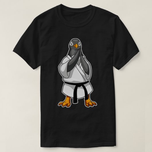 Pinguïn Karate Martial arts T-shirt (Design voorkant)