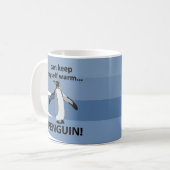 Pinguïn Keizer Dier Grappig Koffiemok (Voorkant links)