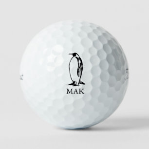 pinguïn keizer vogel pool golfballen
