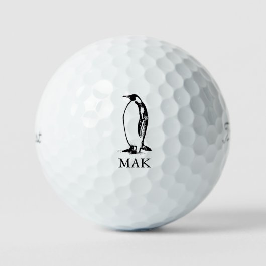 pinguïn keizer vogel pool golfballen (Voorkant)