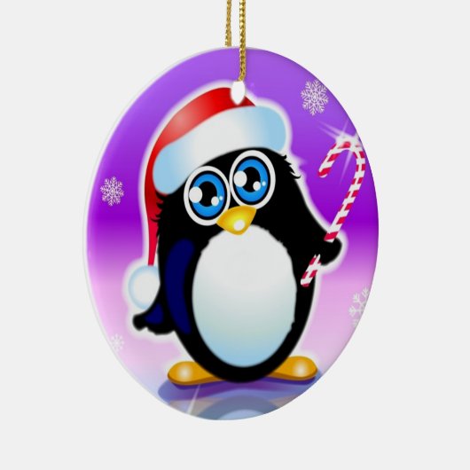 pinguïn keramisch ornament (Rechts)