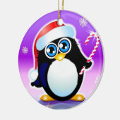 pinguïn keramisch ornament (Links)