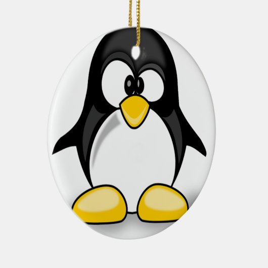 Pinguïn Keramisch Ornament (Rechts)