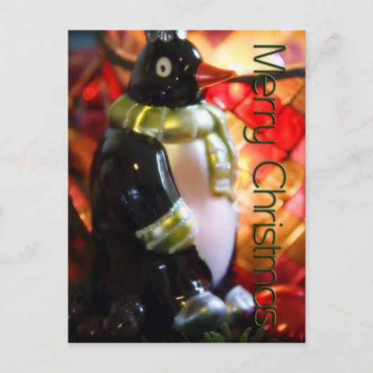 Pinguïn · Kerst Briefkaart (Voorkant)