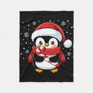 Pinguïn Kerst Kerststok Winter Peuter Meisje B Fleece Deken