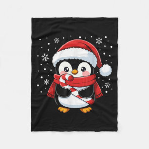 Pinguïn Kerst Kerststok Winter Peuter Meisje B Fleece Deken