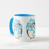 Pinguïn Kerst Koffiemok Mok (Voorkant links)