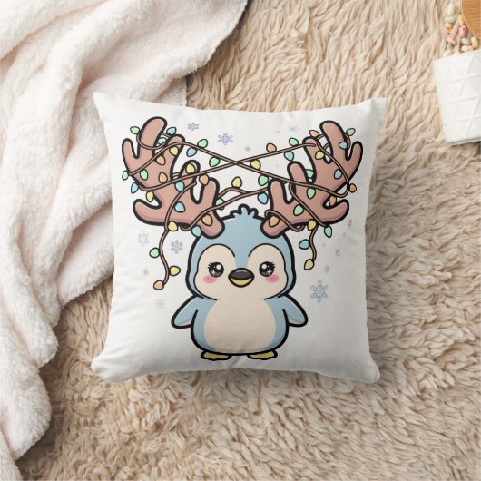 pinguïn kerst kussen (Deken)