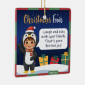 Pinguïn Kerst Ornament (Rechts)