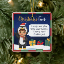 Pinguïn Kerst Ornament