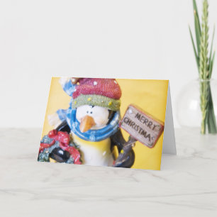 Pinguïn · Kerst Wenskaart Feestdagen Kaart