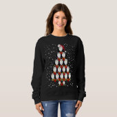 Pinguïn kerstboom Ugly kerstkeuken Trui (Voorkant volledig)
