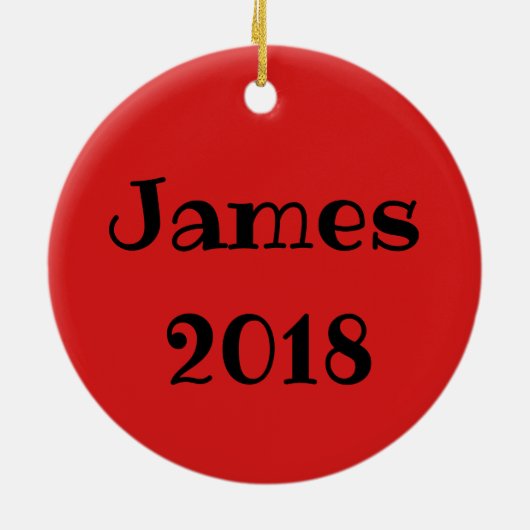 Pinguïn kerstboomfeestdag - Aangepast Keramisch Ornament (Achterkant)