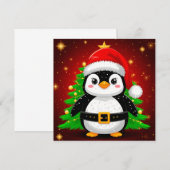 🐧 Pinguïn Kerstman Kerstboom Vakantie Pret ✨ (Voorkant / Achterkant)