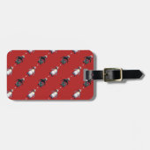 Pinguïn Kerstmis Bagagelabel (Voorkant horizontaal)