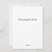 Pinguïn Kerstmis Feestdagenkaart (Achterkant)