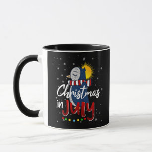 Pinguïn Kerstmis in juli Pinguïn Hawaiaanse zomer Mok