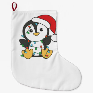 Pinguïn Kerstmis Winter Dieren Vakantie Pinguïns Grote Kerstsok