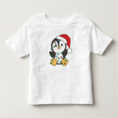 Pinguïn Kerstmis Winter Dieren Vakantie Pinguïns Kinder Shirts (Voorkant)