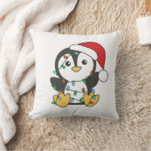 Pinguïn Kerstmis Winter Dieren Vakantie Pinguïns Kussen (Deken)