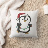 Pinguïn Kerstmis Winter Dieren Vakantie Pinguïns Kussen (Deken)